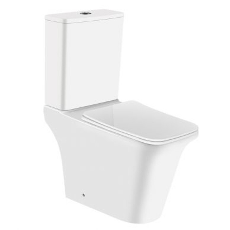 Унитаз безободковый AVERO (сиденье микролифт) AZARIO (660х360х820)