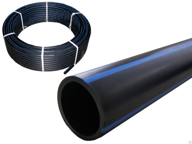 Труба ПНД 75х4,5 L-50м SDR17 PN10 ПЭ100 черн.питьевая
