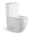 Унитаз безободковый CORSA (сиденье микролифт) AZARIO (630х380х830) рис.1